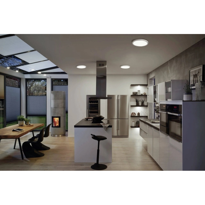 Paulmann 71023 - LED/22W Taklampa ABIA 230V matt krom