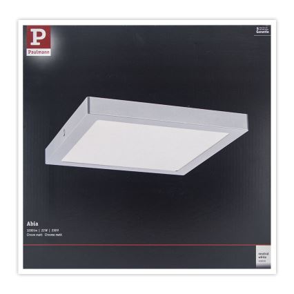 Paulmann 71024 - LED/22W Taklampa ABIA 230V matt krom