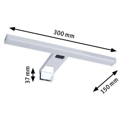 Paulmann 78950 - LED/3,7W IP44 Badrumsspegelbelysning SELO 2700-6500K 230V
