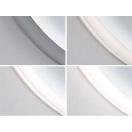 Paulmann 78952- LED/21W IP44 Dimbart badrumsspegel med uppvärmning och bakgrundsbelysning MIRA 230V