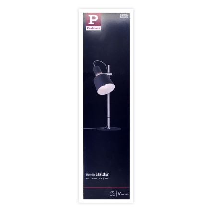 Paulmann 79689 - 1xE14/20W Bordslampa HALDAR 230V