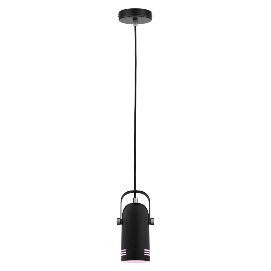 Paulmann 79766 - LAVEA pendel på vajer LED RGBW 1xE27/9W 230V svart
