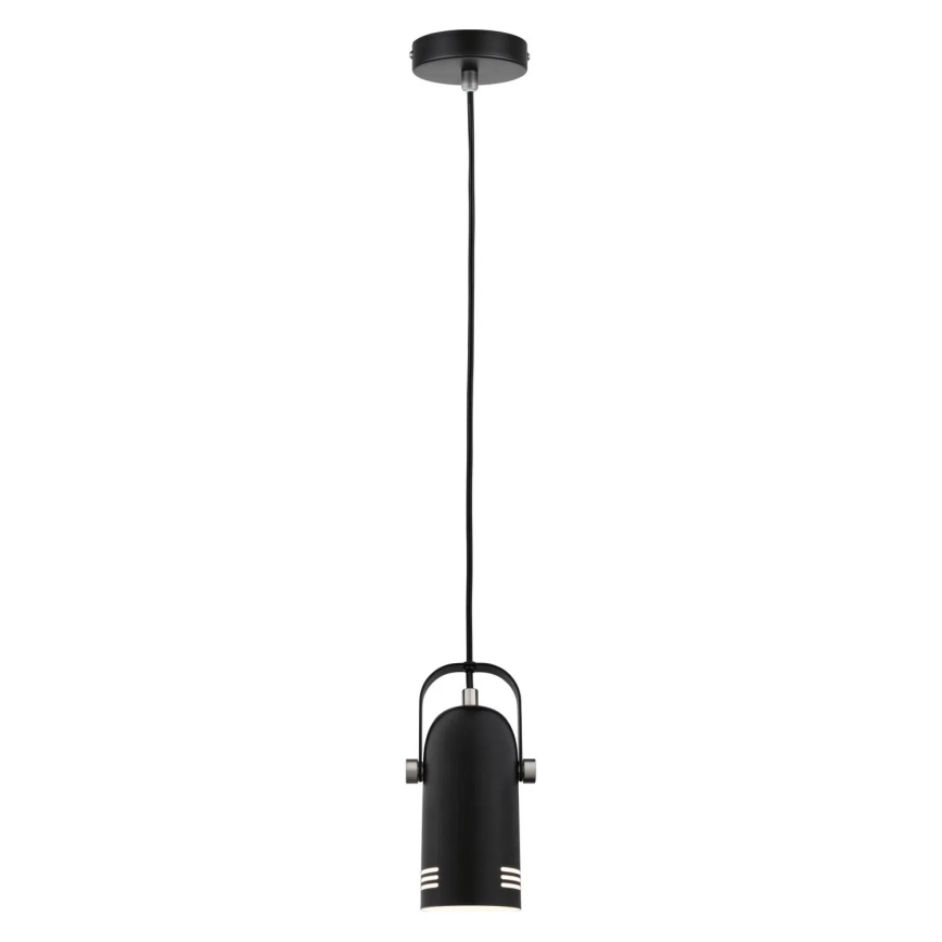 Paulmann 79766 - LED 1xE27/8W Pendellampa med vajer LAVEA 230V svart