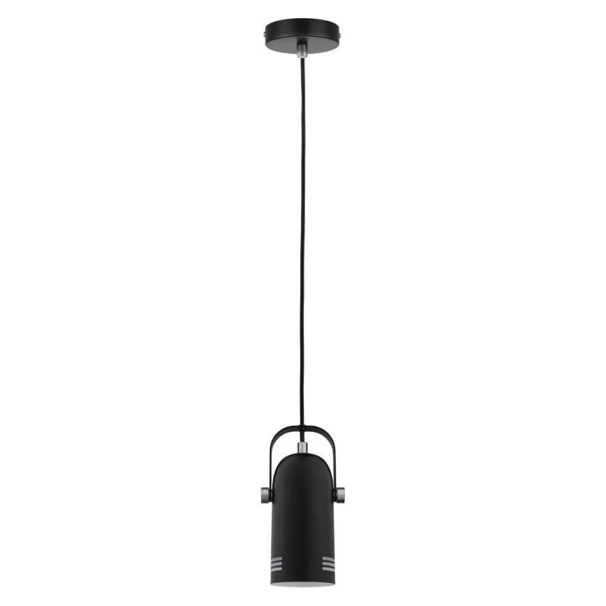 Paulmann 79766 - LED 1xE27/8W Pendellampa med vajer LAVEA 230V svart