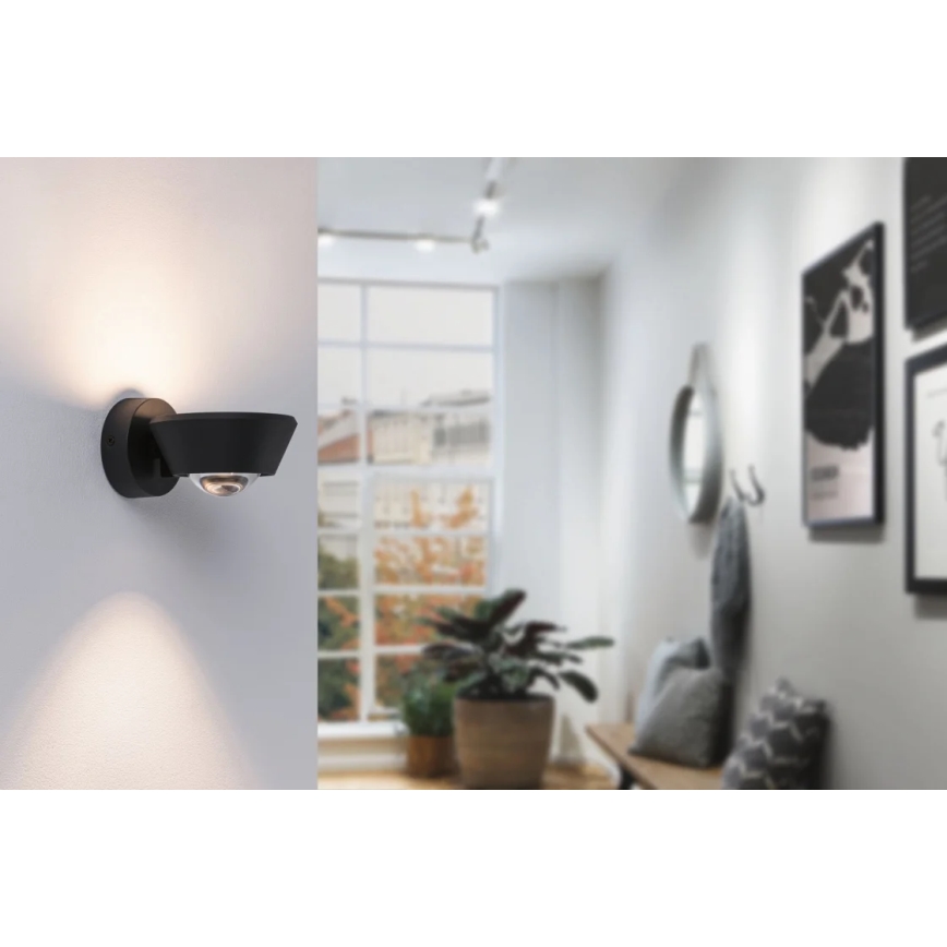 Paulmann 79769 - LED/9W IP44 Ljusreglerad vägglampa SABIK 230V