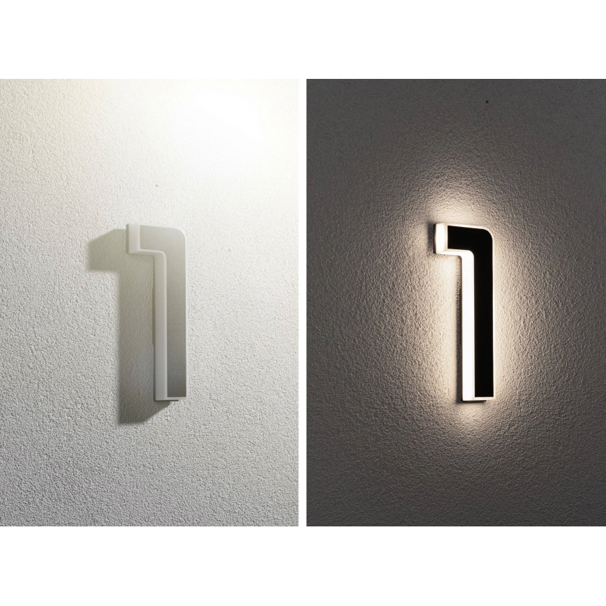 Paulmann 79842 - LED/0,2W IP44 Solärt husnummer 1,2V 1500 mAh