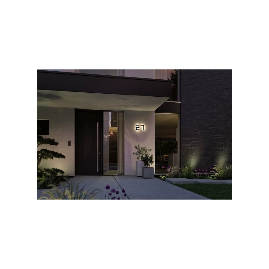 Paulmann 79842 - LED/0,2W IP44 Solärt husnummer 1,2V 1500 mAh