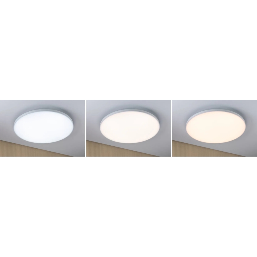 Paulmann 79894 - LED/38W Takarmatur VELORA 230V 3000/4000/6500K Ø 60 cm vit