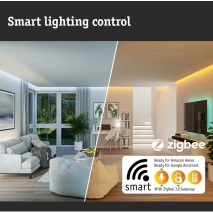 Paulmann 79899 - LED RGBW/16,5W Dimbart takarmatur SMART VELORA 230V