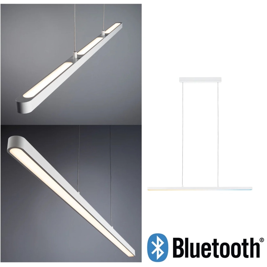 Paulmann 79903 - LED/43W Ljusreglerad ljuskrona på textilsladd SMART LENTO 230V 2700-6000K