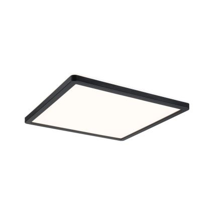 Paulmann 79921 - LED/16W Dimmbar panel ATRIA 230V 3000K 29,3x29,3 cm svart
