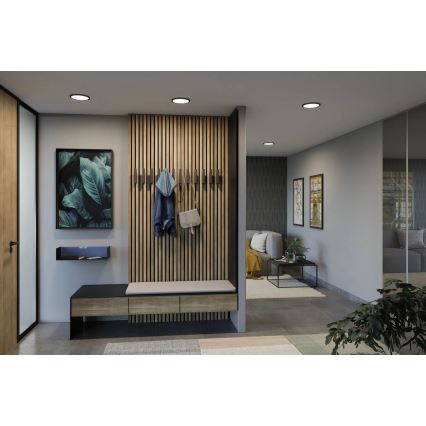 Paulmann 79965 - LED/13W IP44 Dimbar infälld badrumsdownlight AREO 230V Ø 17,5 cm svart