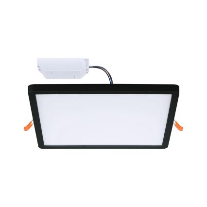 Paulmann 79967 - LED 16W IP44 dimbar infälld badrumsarmatur AREO 230V 23x23 cm svart