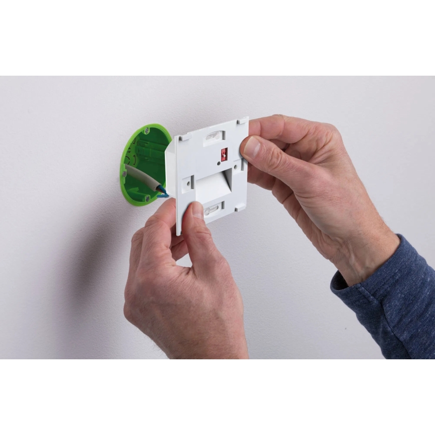 Paulmann 79999 - LED/1W Trappbelysning TSARO 230V Follow/vit