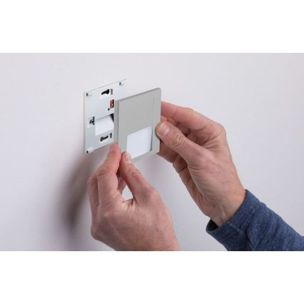 Paulmann 80000 - LED/1W Trappbelysning TSARO 230V Follow/matt krom