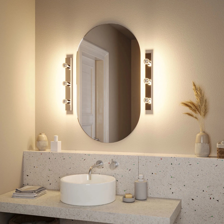 Paulmann 80096 - 3xE14/40W IP44 Spegelbelysning för badrum REGULA 230V skinande krom