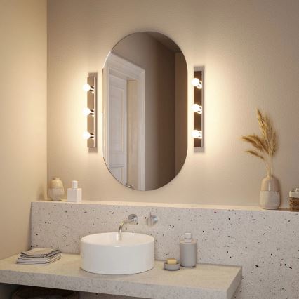 Paulmann 80096 - 3xE14/40W IP44 Spegelbelysning för badrum REGULA 230V skinande krom