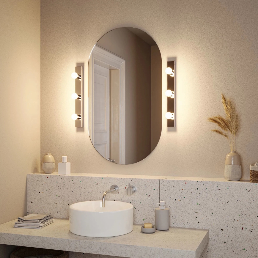 Paulmann 80096 - 3xE14/40W IP44 Spegelbelysning för badrum REGULA 230V skinande krom