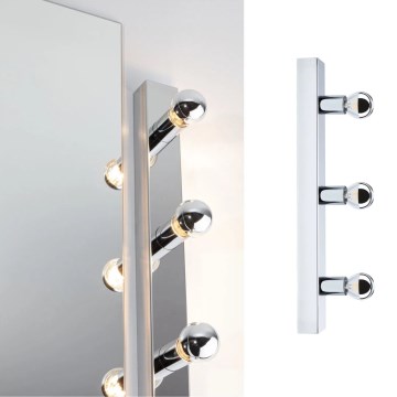 Paulmann 80096 - 3xE14/40W IP44 Spegelbelysning för badrum REGULA 230V skinande krom