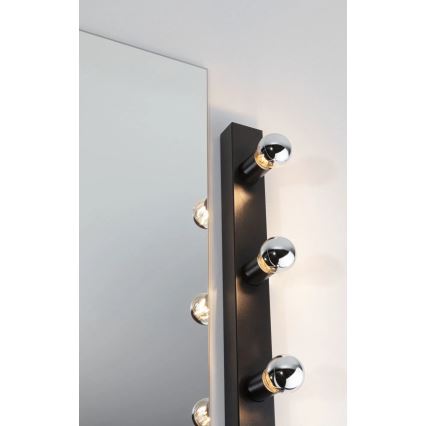 Paulmann 80097 - 3xE14/40W IP44 Spegelbelysning för badrum REGULA 230V svart