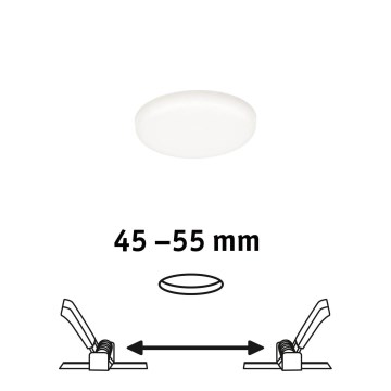 Paulmann 92390 - LED/4,5W IP44 infälld Badrumbelysning VARIFIT 230V