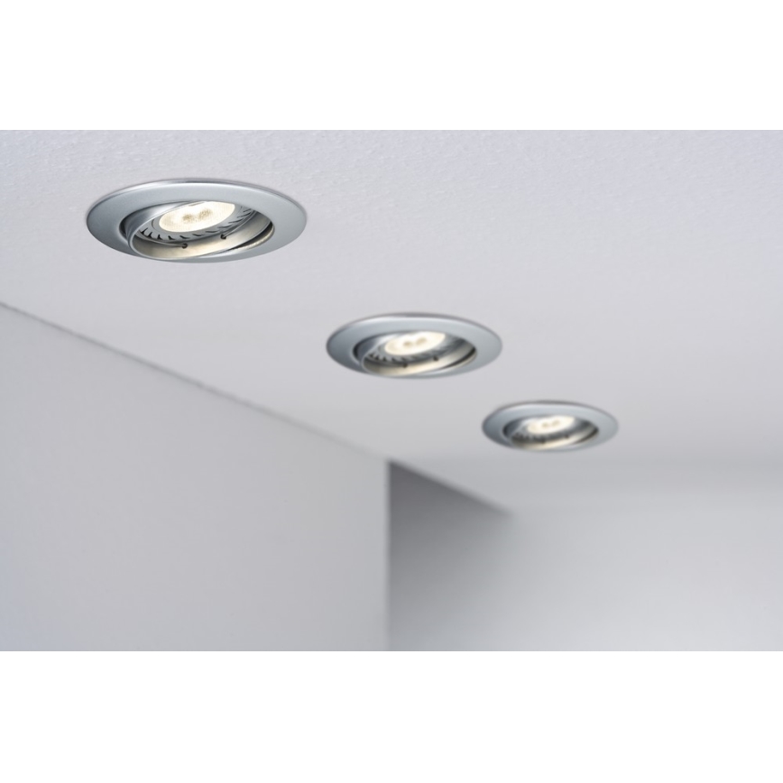 Paulmann 92516 - SET 3xLED-GU10/3,5W Badrum infälld spotlight PREMIUM LINE 230V