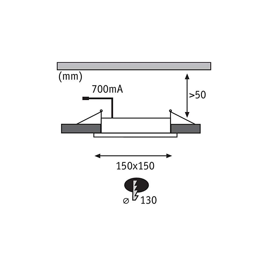Paulmann 92696 - KIT 3xLED/8W Ljusreglerad upphängd taklampa DICE 230V
