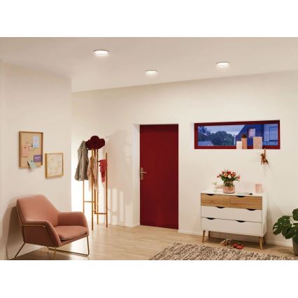 Paulmann 92935 - AREO LED/12W IP44 dimbar infälld badrumsarmatur 230V Ø 18 cm mattkrom