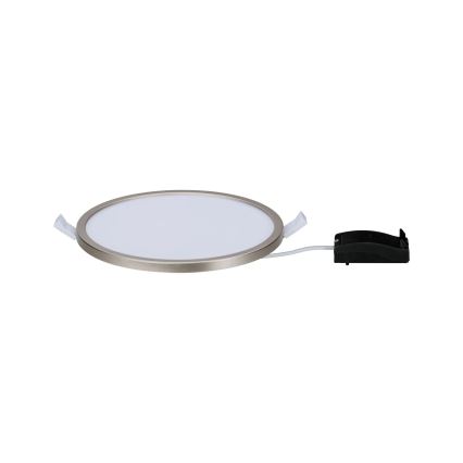 Paulmann 92935 - AREO LED/12W IP44 dimbar infälld badrumsarmatur 230V Ø 18 cm mattkrom