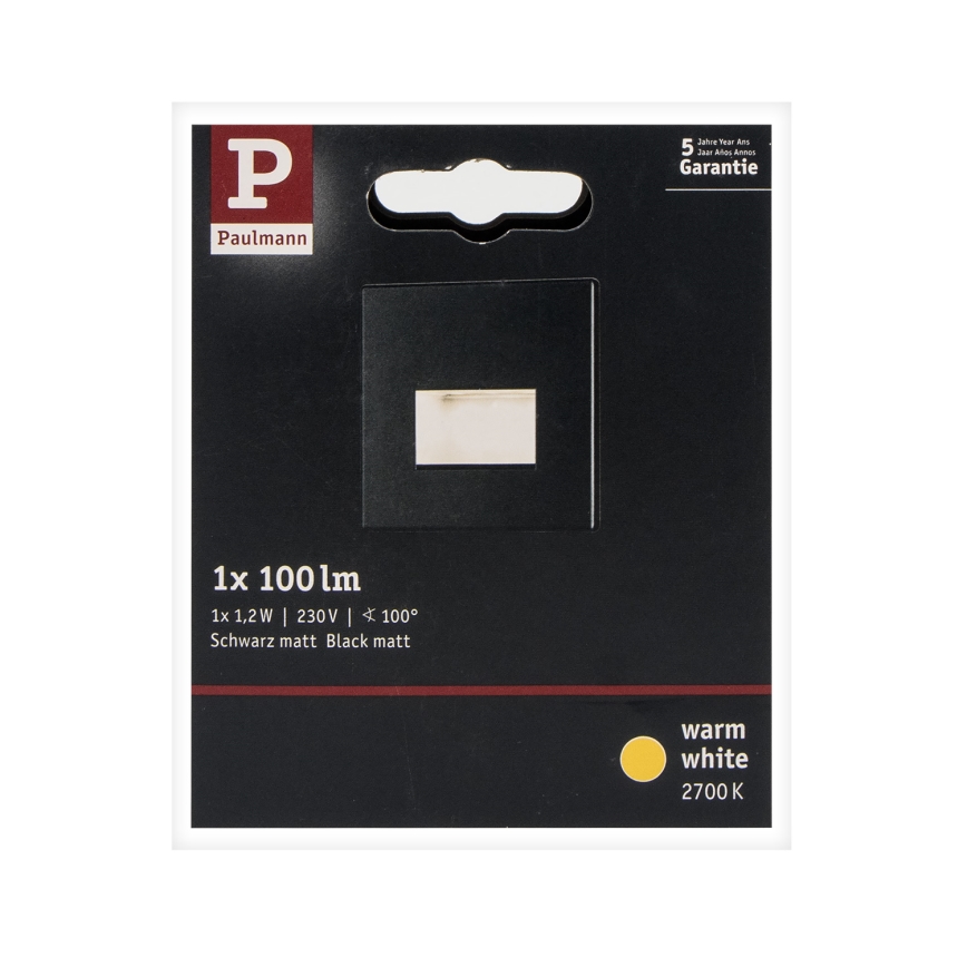 Paulmann 93094 - LED/1,2W Trappbelysning EDGE 230V