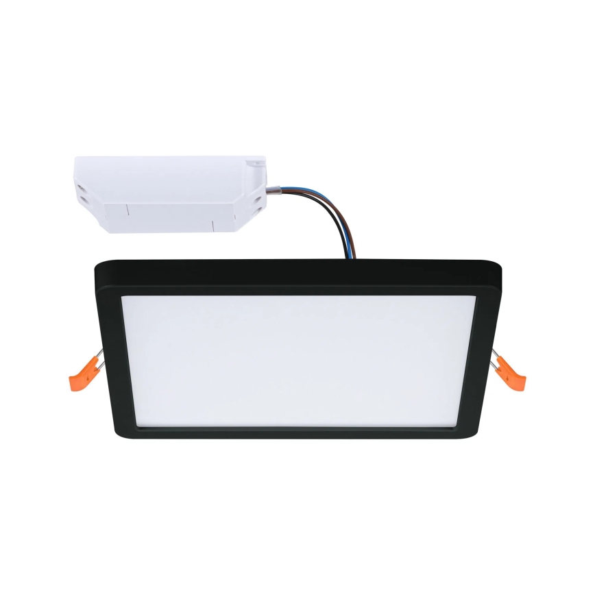 Paulmann 93101 - LED/13W IP44 Infälld takarmatur för badrum AREO 230V 2000/3000/4000K 17,5x17,5 cm svart