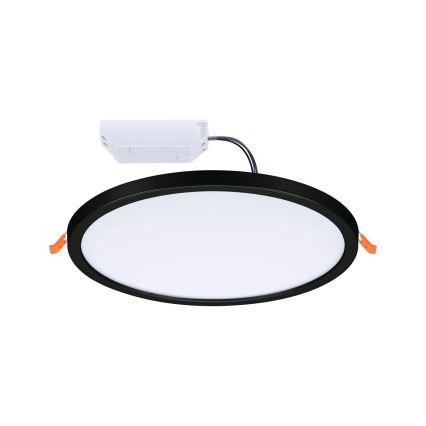 Paulmann 93102 - LED/16W IP44 Dimbart infällt badrumsarmatur AREO 230V 2000/3000/4000K Ø 23 cm svart