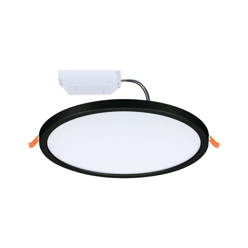 Paulmann 93102 - LED/16W IP44 Dimbart infällt badrumsarmatur AREO 230V 2000/3000/4000K Ø 23 cm svart