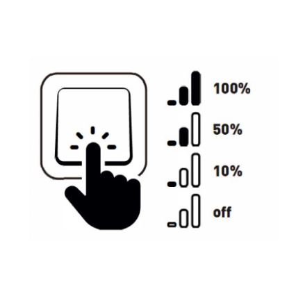 Paulmann 93383 - KIT 3xLED/6W IP44 Ljusreglerad hängande badrumslampa GIL 230V