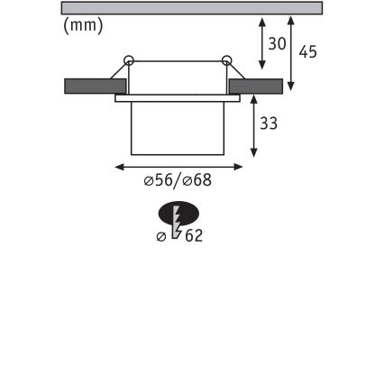Paulmann 93383 - KIT 3xLED/6W IP44 Ljusreglerad hängande badrumslampa GIL 230V