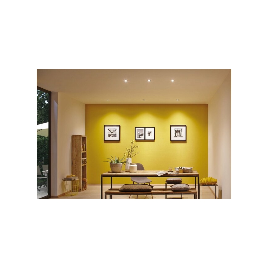 Paulmann 93449 - KIT 3xLED/6,5W IP23 Badrum infälld lampa NOVA 230V