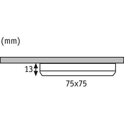 Paulmann 93565 - SET 3xLED/4,5W Möbelbelysning UNITY 230V