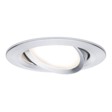 Paulmann 93898 - LED/6,8W IP23 Badrum infälld lampa  COIN 230V
