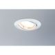 Paulmann 93961 - LED/7W IP23 Dimmable bathroom infälld belysning COIN 230V vit