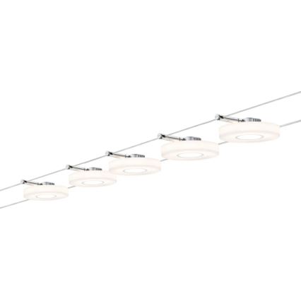 Paulmann 94109 - Sats 5xLED/4,3W Komplett vajersystem MAC 230V vit