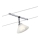 Paulmann 94138 - 1xGU4/10W Spotlampa för kabelsystem COLMAR 12V vit/blank krom
