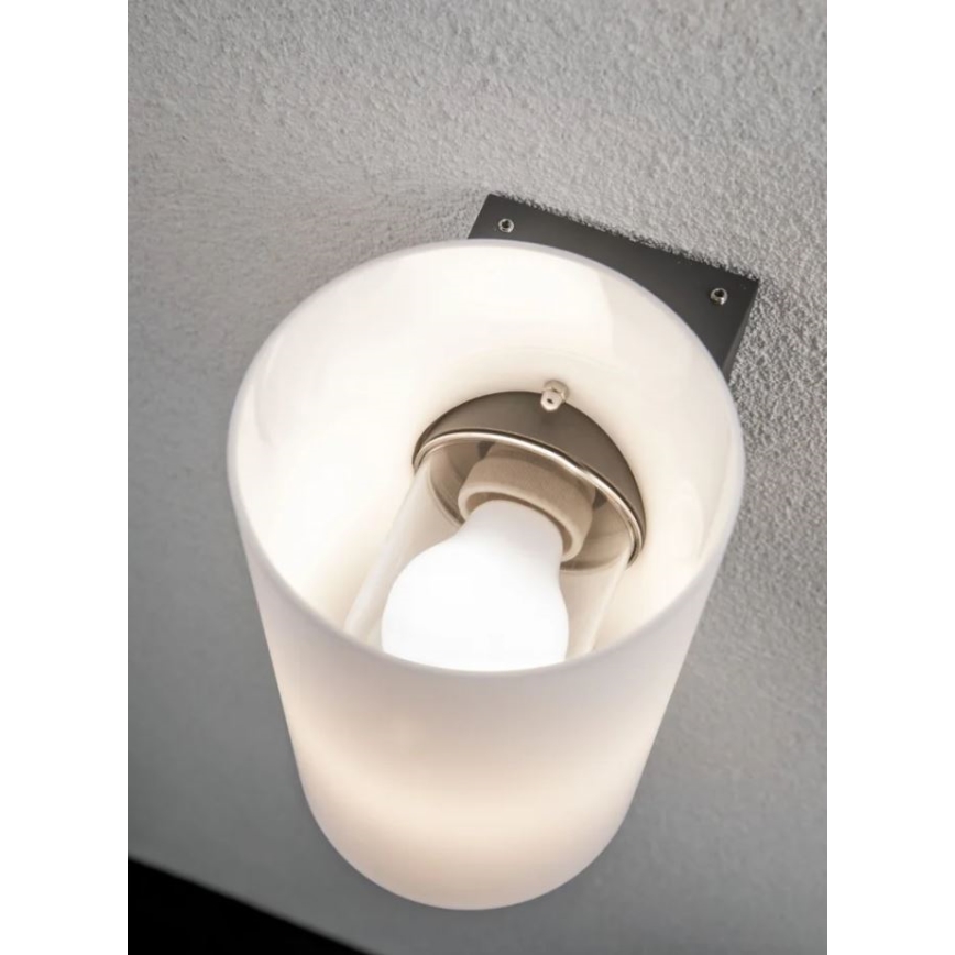 Paulmann 94186 - 1xE27/15W IP54 Vägglampa för utomhusbruk TUBE 230V
