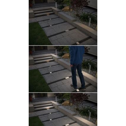 Paulmann 94238 - LED/0,7W IP67 Solcellslampa till uppfart ARON 3,7V 650 mAh