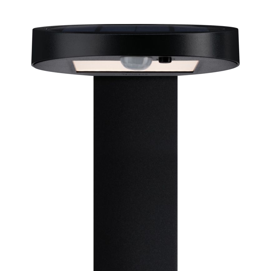 Paulmann 94249 - LED/1,2W IP44 Utomhus solarlampa med sensor RYSE 3,7V 1800 mAh