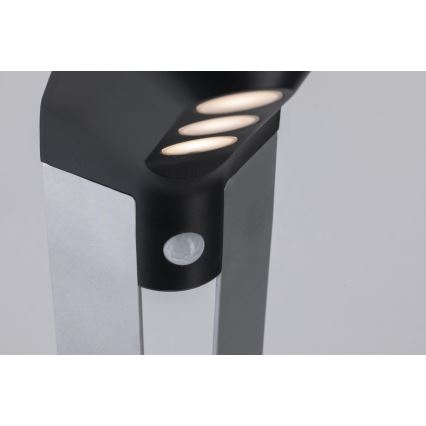 Paulmann 94252 - LED/1,2W IP44 Solcellslampa för utomhusbruk med sensor SOLEY 3,7V 1800 mAh