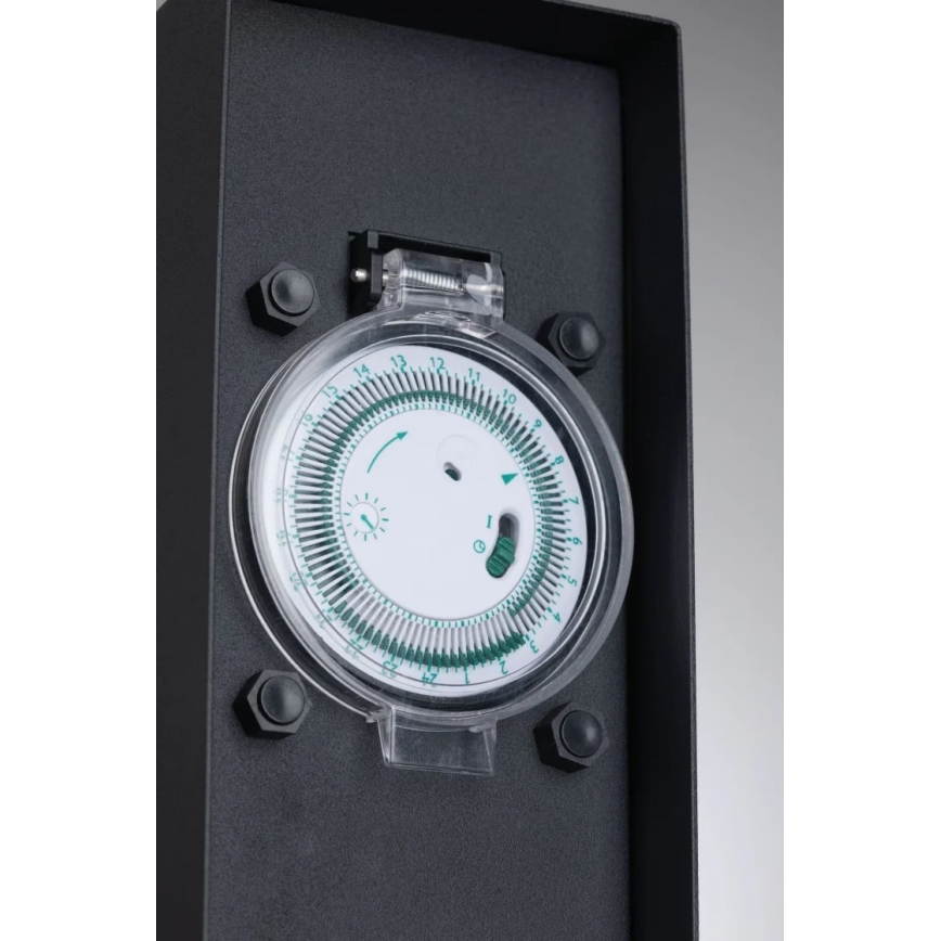 Paulmann 94314 - Utomhusuttagskolonn med timer 2Z SCHUKO