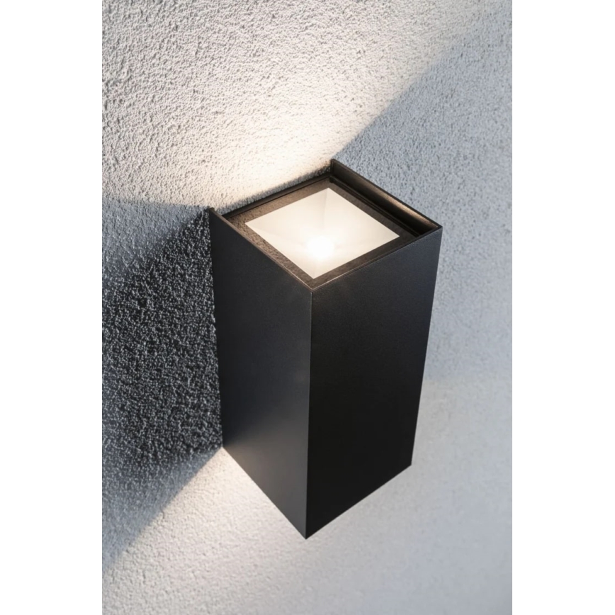 Paulmann 94325 - 2xLED/6,5W IP44 Utomhus vägglampa FLAME 230V