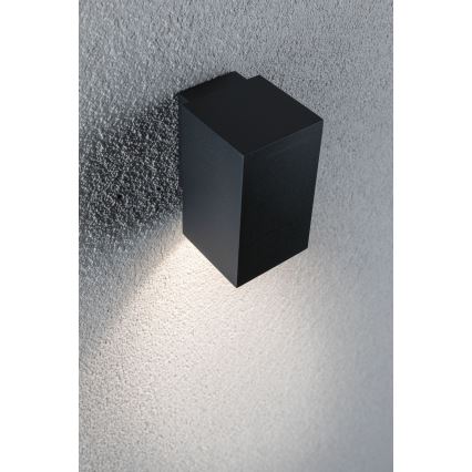 Paulmann 94327 - LED/3,8W IP44 Utomhus Väggbelysning FLAME 230V antracit
