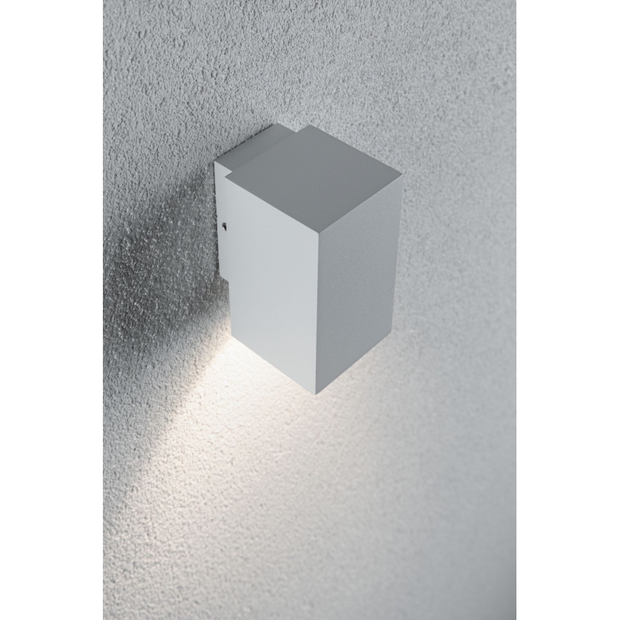 Paulmann 94329 - LED/3,8W IP44 Utomhus Väggbelysning FLAME 230V vit