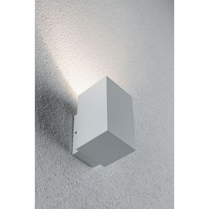 Paulmann 94329 - LED/3,8W IP44 Utomhus Väggbelysning FLAME 230V vit